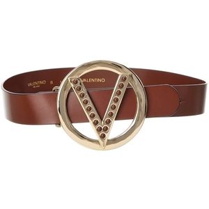 VALENTINO by Mario Valentino Giusy Forever Leather Belt Sz M *NWT*